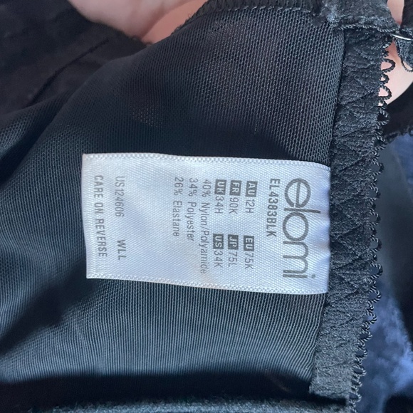 Lot of 3 Elomi  and 1 Freya Bras-Like New 32K, 34K, 34L - Picture 15 of 15
